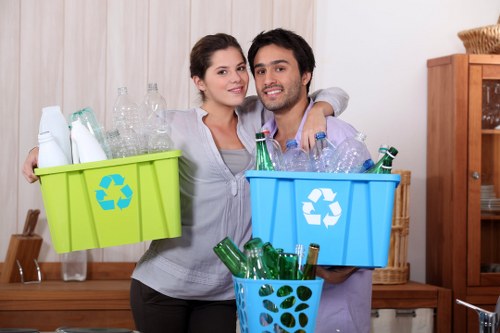 Recycling and donation during house clearance in Norbiton